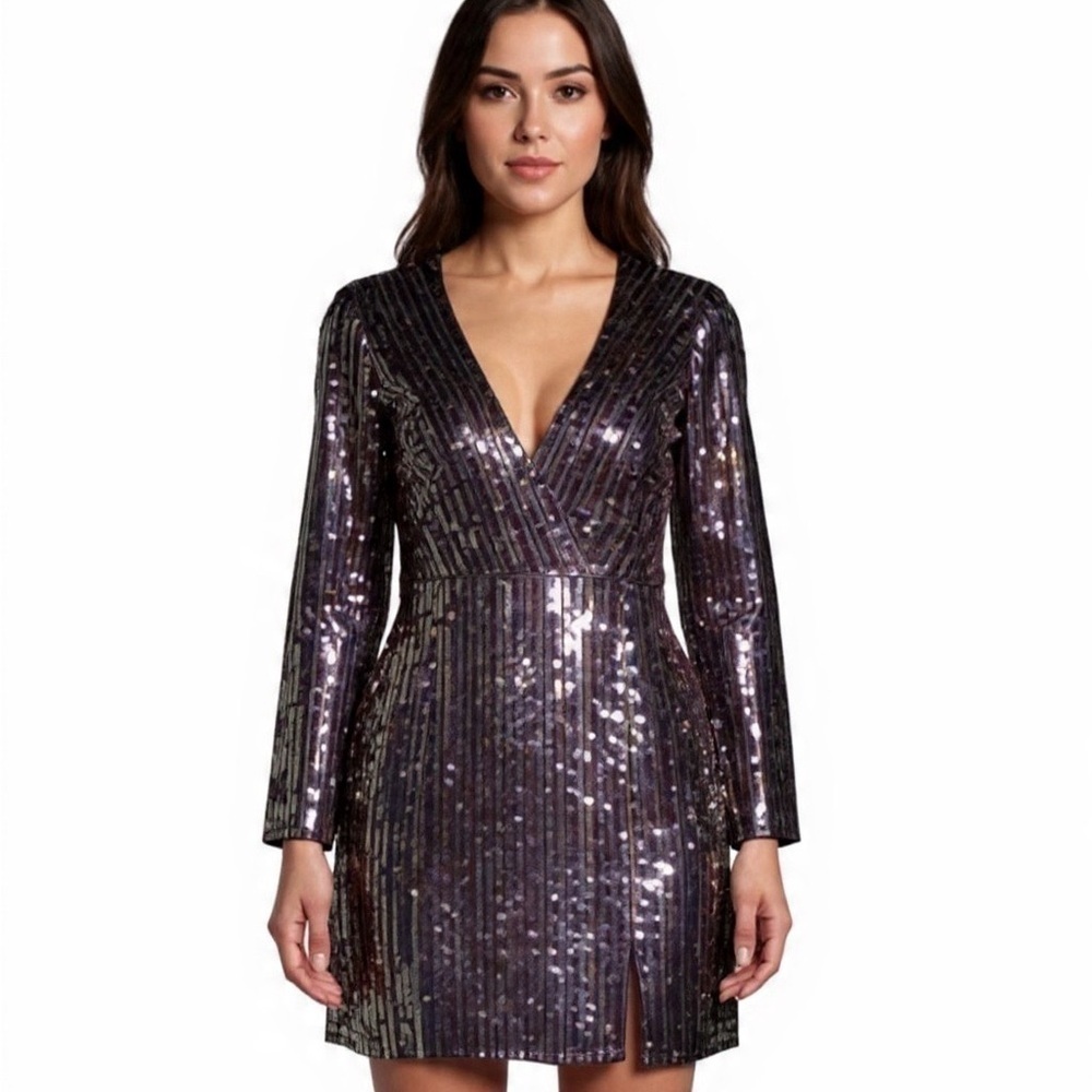 Aidan Mattox Sequin Dress